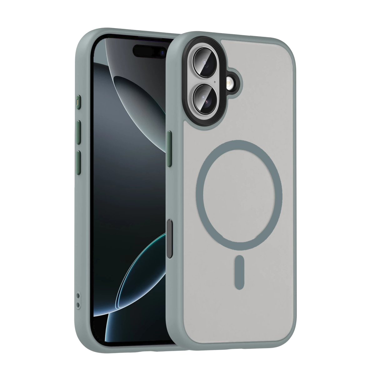 Joko Apple iPhone 16 Megane Magsafe Kapak - Titan Gri